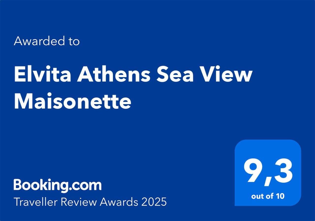 Elvita Athens Sea View Maisonette Apartman Kültér fotó