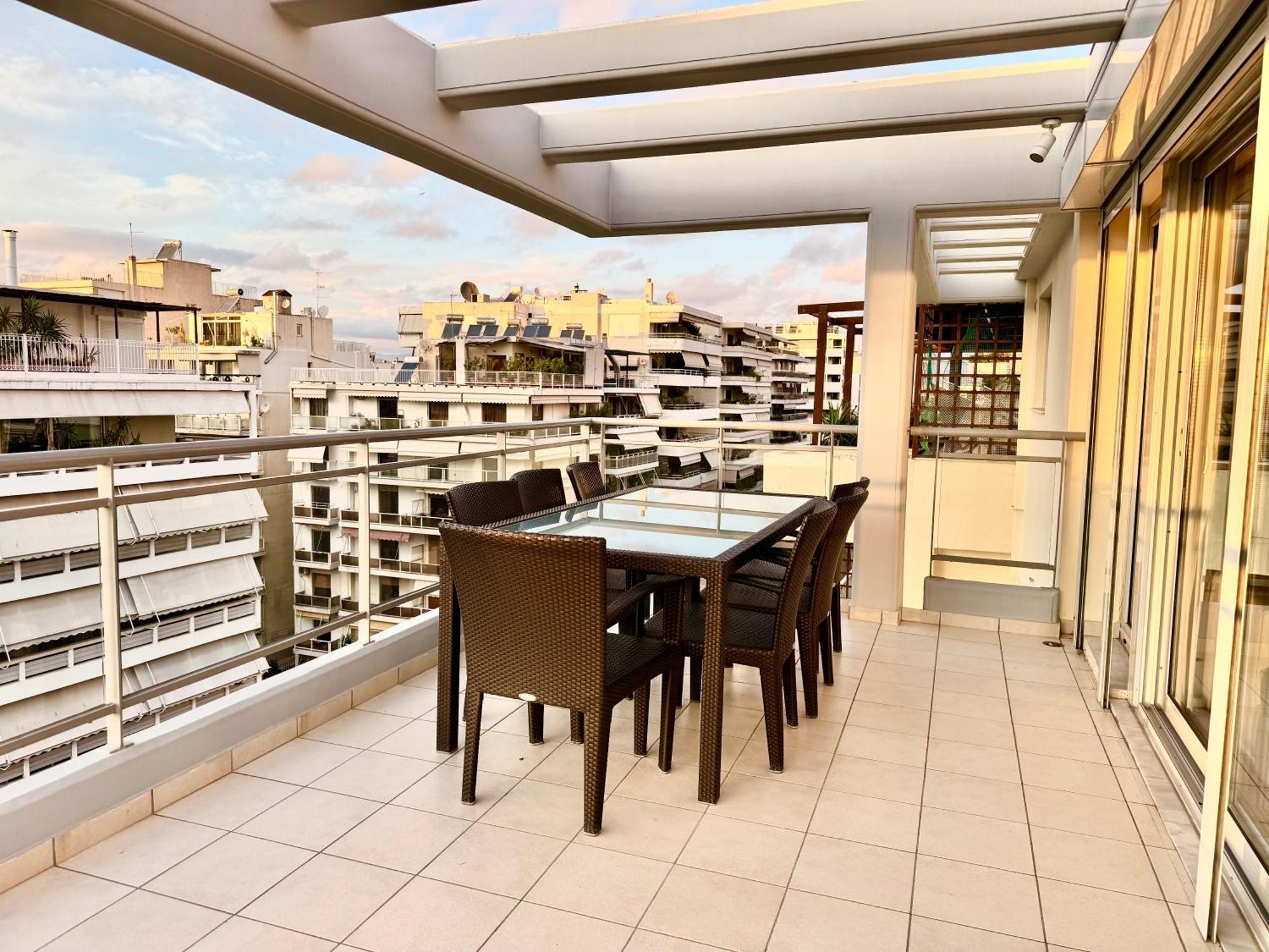 Elvita Athens Sea View Maisonette Apartman Kültér fotó